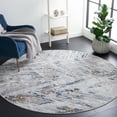 thumbnail image 1 of SAFAVIEH Bel Air Charnette Abstract Area Rug, Gray/Blue, 6'7" x 6'7" Round, 1 of 11