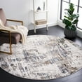 thumbnail image 1 of SAFAVIEH Bel Air Faith Abstract Area Rug, Gray/Blue, 6'7" x 6'7" Round, 1 of 11