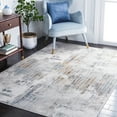 thumbnail image 1 of SAFAVIEH Bel Air Jennica Abstract Area Rug, Gray/Gold, 5'5" x 7'7", 1 of 11