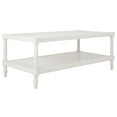 thumbnail image 1 of SAFAVIEH Bela Solid Coffee Table with Storage Shelf, White, 1 of 5