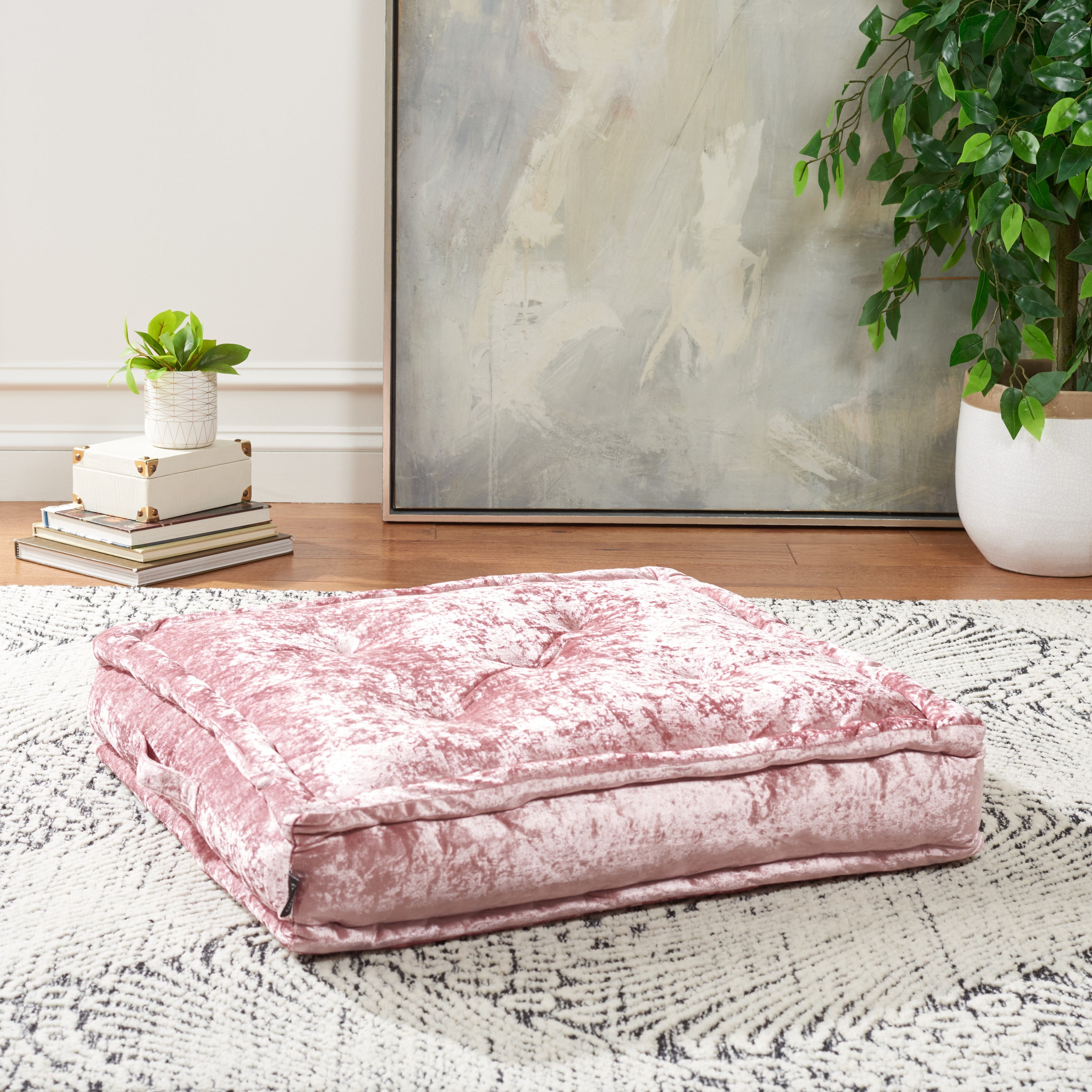 Blush floor pillow hotsell
