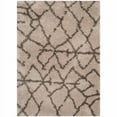 thumbnail image 1 of SAFAVIEH Belize Leann Abstract Plush Shag Area Rug, Taupe/Grey, 4' x 6', 1 of 4