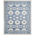 thumbnail image 1 of SAFAVIEH Bella Aliya Bordered Wool Area Rug, Blue/Ivory, 5' x 5' Round, 1 of 9