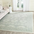 thumbnail image 1 of SAFAVIEH Bella Aliya Geometric Bordered Wool Area Rug, Grey/Ivory, 6' x 9', 1 of 9