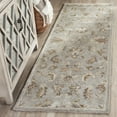 thumbnail image 1 of SAFAVIEH Bella Amala Floral Traditional Wool Runner Rug, Grey/Multi, 2'3" x 7', 1 of 6