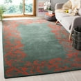 thumbnail image 1 of SAFAVIEH Bella Chloe Bordered Area Rug, Blue/Coral, 4' x 6', 1 of 5
