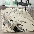 thumbnail image 1 of SAFAVIEH Bella Christiana Abstract Wool Area Rug, Ivory/Grey, 5' x 8', 1 of 7