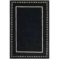 thumbnail image 1 of SAFAVIEH Bella Danita Bordered Wool Area Rug, Black/Ivory, 3' x 5', 1 of 9