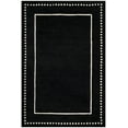 thumbnail image 1 of SAFAVIEH Bella Danita Bordered Wool Area Rug, Black/Ivory, 6' x 9', 1 of 10
