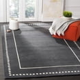 thumbnail image 1 of SAFAVIEH Bella Danita Bordered Wool Area Rug, Dark Grey/Ivory, 2'6" x 4', 1 of 8
