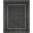 thumbnail image 1 of SAFAVIEH Bella Danita Bordered Wool Area Rug, Dark Grey/Ivory, 8' x 10', 1 of 8