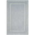 thumbnail image 1 of SAFAVIEH Bella Danita Bordered Wool Area Rug, Light Blue/Ivory, 5' x 8', 1 of 4