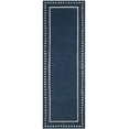 thumbnail image 1 of SAFAVIEH Bella Danita Bordered Wool Runner Rug, Navy Blue/Ivory, 2'3" x 5', 1 of 8
