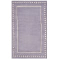 thumbnail image 1 of SAFAVIEH Bella Danita Plain Dotted Bordered Wool Area Rug, Lavender/Ivory, 2'6" x 4', 1 of 5