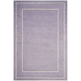 thumbnail image 1 of SAFAVIEH Bella Danita Plain Dotted Bordered Wool Area Rug, Lavender/Ivory, 3' x 5', 1 of 5