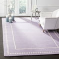 thumbnail image 1 of SAFAVIEH Bella Danita Plain Dotted Bordered Wool Area Rug, Lavender/Ivory, 9' x 12', 1 of 7