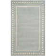 thumbnail image 1 of SAFAVIEH Bella Danita Plain Dotted Bordered Wool Area Rug, Light Blue/Ivory, 2'6" x 4', 1 of 4