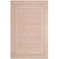thumbnail image 1 of SAFAVIEH Bella Danita Plain Dotted Bordered Wool Area Rug, Light Pink/Ivory, 3' x 5', 1 of 6