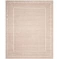 thumbnail image 1 of SAFAVIEH Bella Danita Plain Dotted Bordered Wool Area Rug, Light Pink/Ivory, 5' x 5' Square, 1 of 12