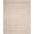 thumbnail image 1 of SAFAVIEH Bella Danita Plain Dotted Bordered Wool Area Rug, Light Pink/Ivory, 8' x 10', 1 of 11