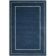 thumbnail image 1 of SAFAVIEH Bella Danita Bordered Wool Area Rug, Navy Blue/Ivory, 6' x 9', 1 of 12