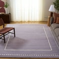 thumbnail image 1 of SAFAVIEH Bella Danita Plain Dotted Bordered Wool Area Rug, Silver/Ivory, 9' x 12', 1 of 12