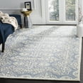 thumbnail image 1 of SAFAVIEH Bella Doriane Medallion Geometric Wool Area Rug, Blue/Ivory, 8' x 10', 1 of 6