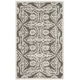 thumbnail image 1 of SAFAVIEH Bella Doriane Bordered Wool Area Rug, Dark Grey/Ivory, 2'6" x 4', 1 of 6