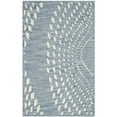 thumbnail image 1 of SAFAVIEH Bella Elisie Abstract Floral Leaf Wool Area Rug, Blue/Ivory, 2'6" x 4', 1 of 7