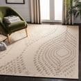 thumbnail image 1 of SAFAVIEH Bella Elisie Abstract Floral Leaf Wool Area Rug, Sand/Brown, 2'6" x 4', 1 of 10