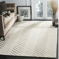 thumbnail image 1 of SAFAVIEH Bella Eliza Geometric Wool Area Rug, Sand/Ivory, 5' x 5' Square, 1 of 7