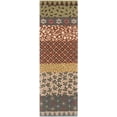 thumbnail image 1 of SAFAVIEH Bella Floral Striped Wool Runner Rug, Ivory/Multi, 2'3" x 7', 1 of 4