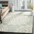 thumbnail image 1 of SAFAVIEH Bella Gabriel Medallion Geometric Wool Area Rug, Grey/Ivory, 6' x 9', 1 of 11