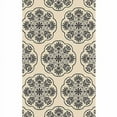 thumbnail image 1 of SAFAVIEH Bella Glenna Medallion Floral Wool Area Rug, Ivory/Charcoal, 4' x 6', 1 of 7