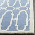 thumbnail image 1 of SAFAVIEH Bella Hadley Abstract Wool Area Rug, Blue/Ivory, 6' x 9', 1 of 8