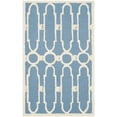 thumbnail image 1 of SAFAVIEH Bella Hadley Geometric Swirls Wool Area Rug, Blue/Ivory, 2'6" x 4', 1 of 5