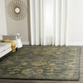 thumbnail image 1 of SAFAVIEH Bella Jackie Traditional Damask Wool Area Rug, Blue Grey/Gold, 4' x 6', 1 of 6