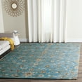thumbnail image 1 of SAFAVIEH Bella Kade Floral Medallion Wool Area Rug, Blue/Taupe, 8' x 10', 1 of 12