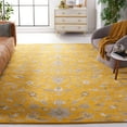 thumbnail image 1 of SAFAVIEH Bella Kade Floral Medallion Wool Area Rug, Gold/Taupe, 8' x 10', 1 of 12