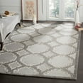 thumbnail image 1 of SAFAVIEH Bella Kaitlyn Geometric Circles Wool Area Rug, Grey/Light Grey, 6' x 9', 1 of 7