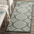 thumbnail image 1 of SAFAVIEH Bella Kaitlyn Geometric Circles Wool Runner Rug, Grey/Light Grey, 2'3" x 7', 1 of 6