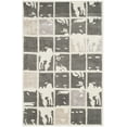 thumbnail image 1 of SAFAVIEH Bella Kalina Abstract Wool Area Rug, Dark Grey/Ivory, 2'6" x 4', 1 of 5