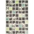 thumbnail image 1 of SAFAVIEH Bella Kalina Checkered Abstract Wool Area Rug, Grey/Ivory, 3' x 5', 1 of 5