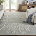 thumbnail image 1 of SAFAVIEH Bella Kiro Floral Flowers Wool Area Rug, Grey/Ivory, 4' x 6', 1 of 10