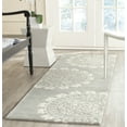 thumbnail image 1 of SAFAVIEH Bella Lucinda Medallion Geometric Wool Runner Rug, Grey/Ivory, 2'3" x 9', 1 of 7