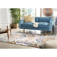 thumbnail image 1 of SAFAVIEH Bella Meriel Floral Paisley Wool Area Rug, Ivory/Blue, 2' x 3', 1 of 9