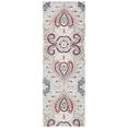 thumbnail image 1 of SAFAVIEH Bella Meriel Southwestern Wool Runner Rug, Grey/Red, 2'3" x 7', 1 of 7