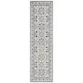 thumbnail image 1 of SAFAVIEH Bella Noelle Bordered Runner Rug, Ivory/Blue, 2'3" x 11', 1 of 8
