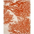 thumbnail image 1 of SAFAVIEH Bella Pascal Floral Coral Wool Runner Rug, Beige/Terracotta, 2'3" x 9', 1 of 9