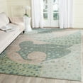 thumbnail image 1 of SAFAVIEH Bella Salah Geometric Paisley Wool Area Rug, Sage/Multi, 6' x 9', 1 of 6